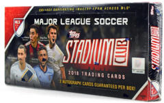 2018 Topps MLS Major League Soccer Stadium Club Hobby Box